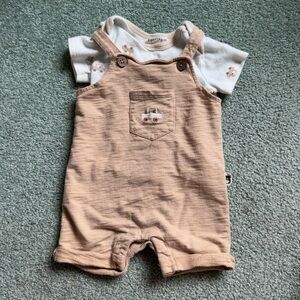 Car rabbit bear baby Overalls